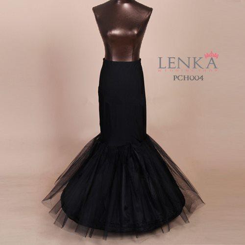 [PRODUK TERBATAS] ROK DALAMAN GAUN PETTICOAT DUYUNG HITAM PENGEMBANG DRESS PCH004