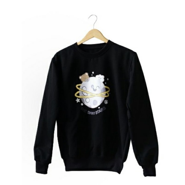 Crewneck Wanita/Cewek The Sunny Star | Material Fleece