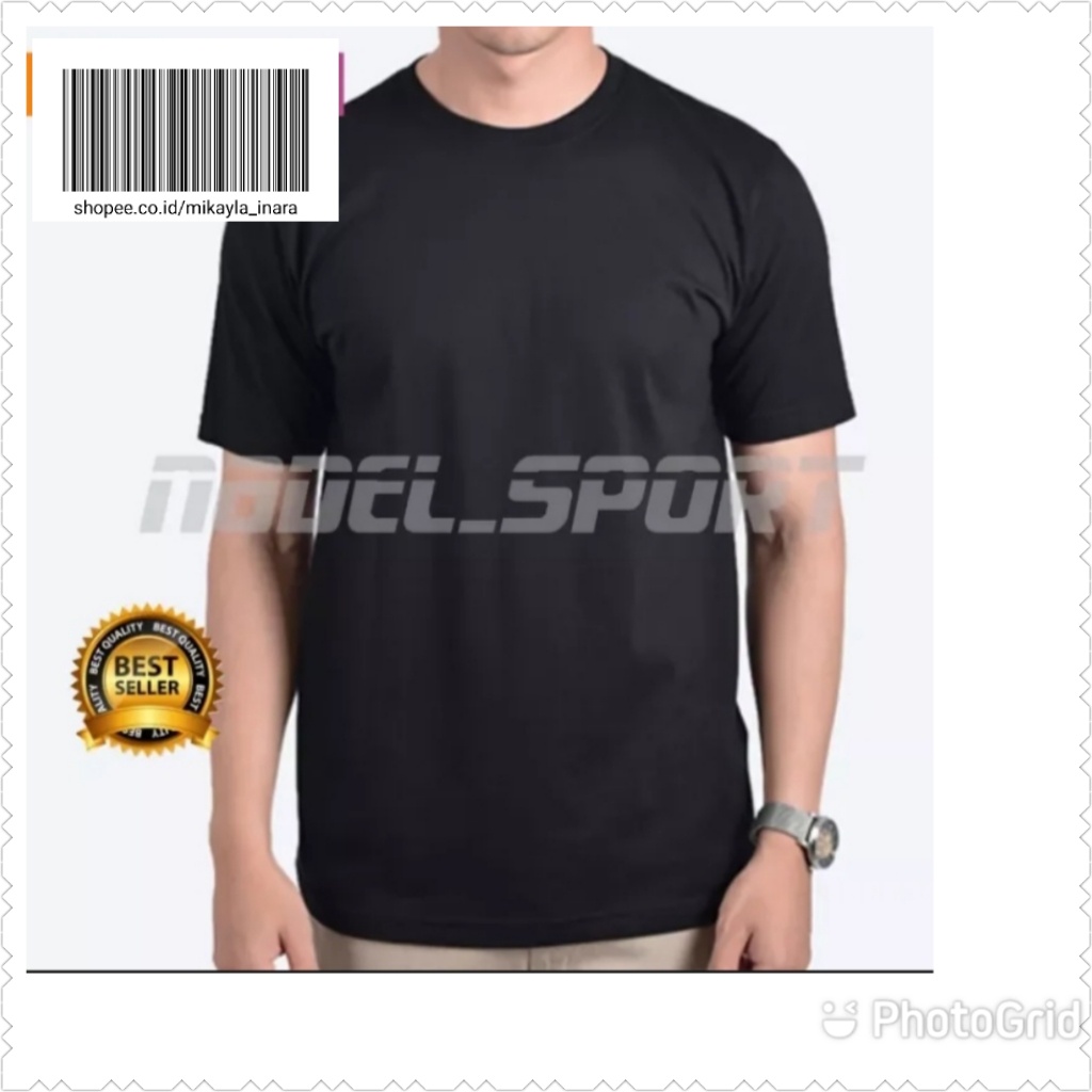Kaos Polos Hitam Baju Polos Hitam Baju Dalaman Hitam Baju Santai Hitam Baju Kaos