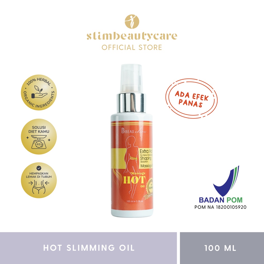 HOT SLIMMING OIL (PELANGSING DIET BUSUI FRIENDLY) BPOM