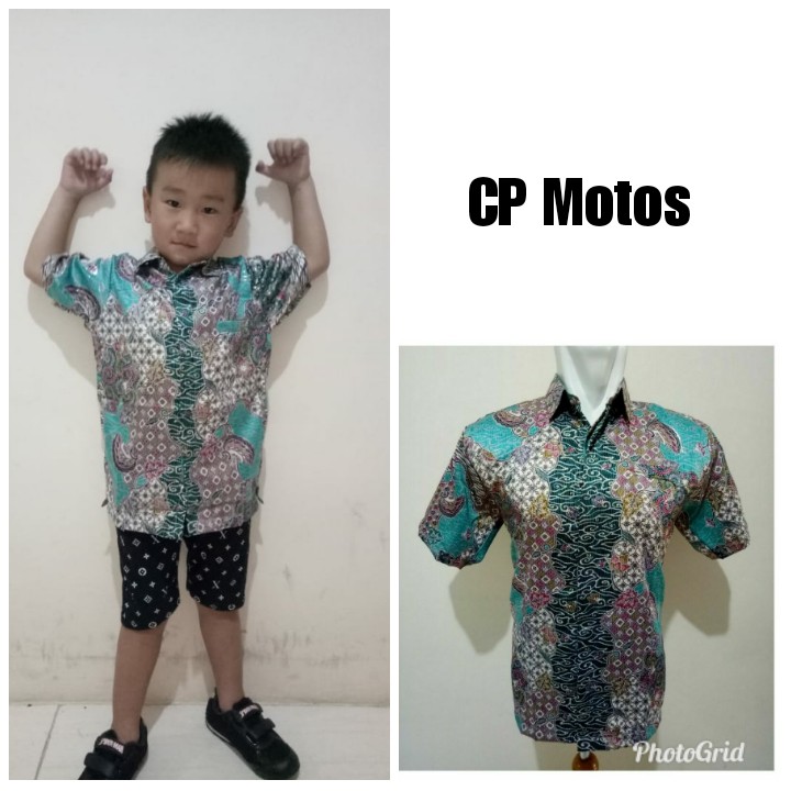 SB Collection Couple Dadboy Kendy Atasan Kemeja Batik Casual Anak Dan Ayah Pria