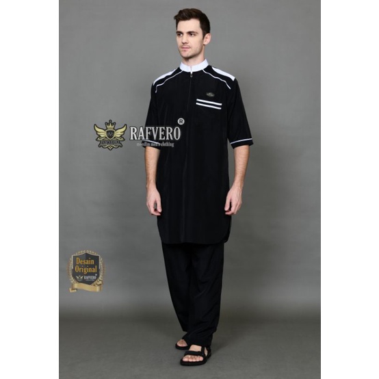 Setelan Pakistan Athariz ORIGINAL RAFVERO - Setelan Baju Koko Pria ORIGINAL RAFVERO