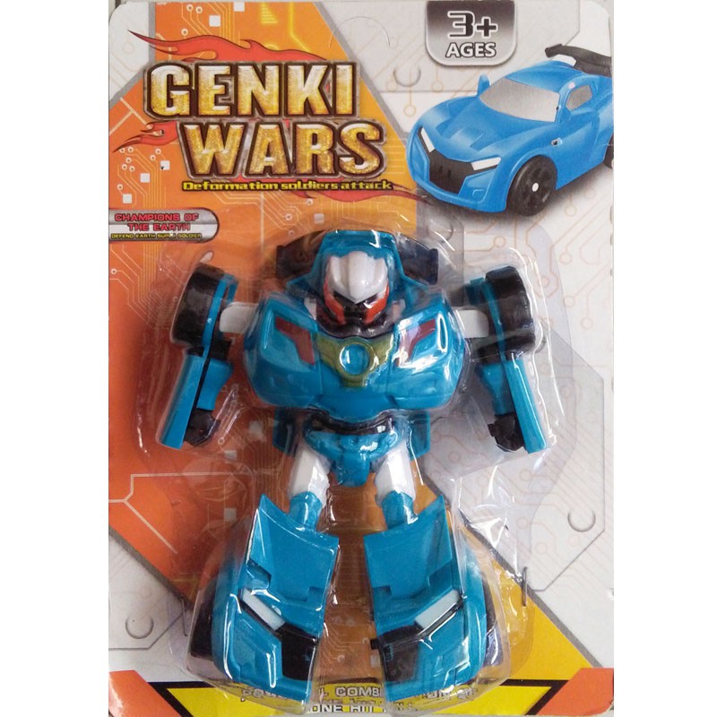 Tobot Genki Wars Deformation Tobot Y Biru