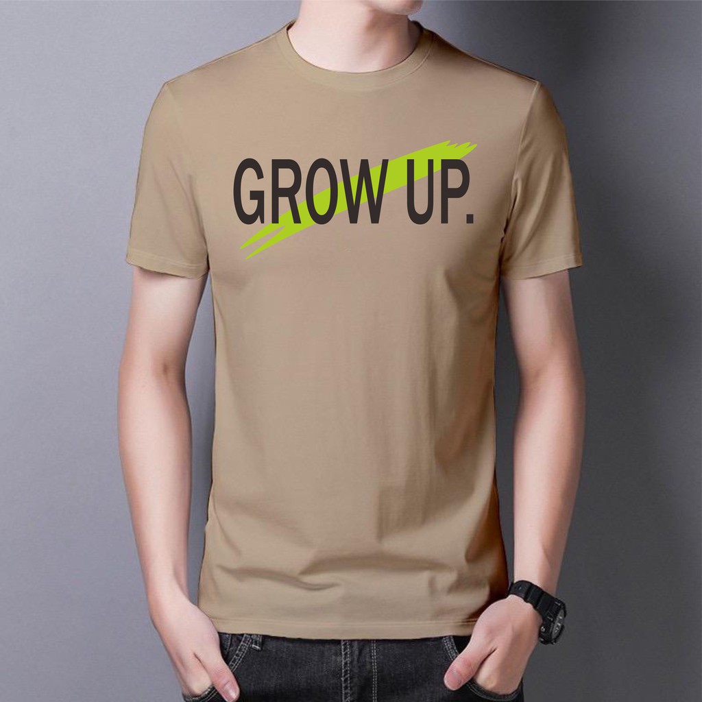 BS//TERLARIS//BAJU KAOS GLOW UP TANGAN PENDEK PRIA DAN WANITA//GOOD QUALITY