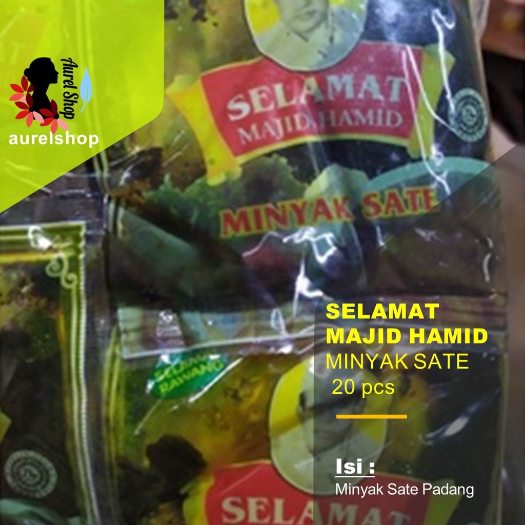

SELAMAT MADJID HAMID Bumbu Minyak Sate Padang kemasan per pack 20 pcs @40g