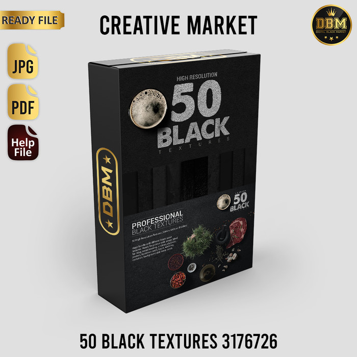 50 Black Textures - JPEG Ultra HD