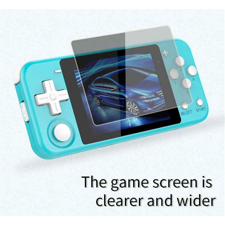 POWKIDDY Q90 - Retro Games Handheld Console 64GB - 3 inch IPS Screen - Game Nostalgia Jadul