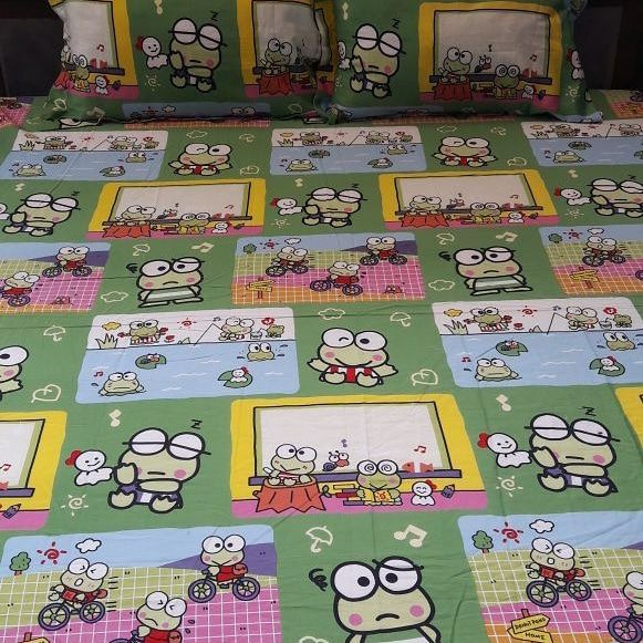 Sprei keropi katun jepang 180x200x30