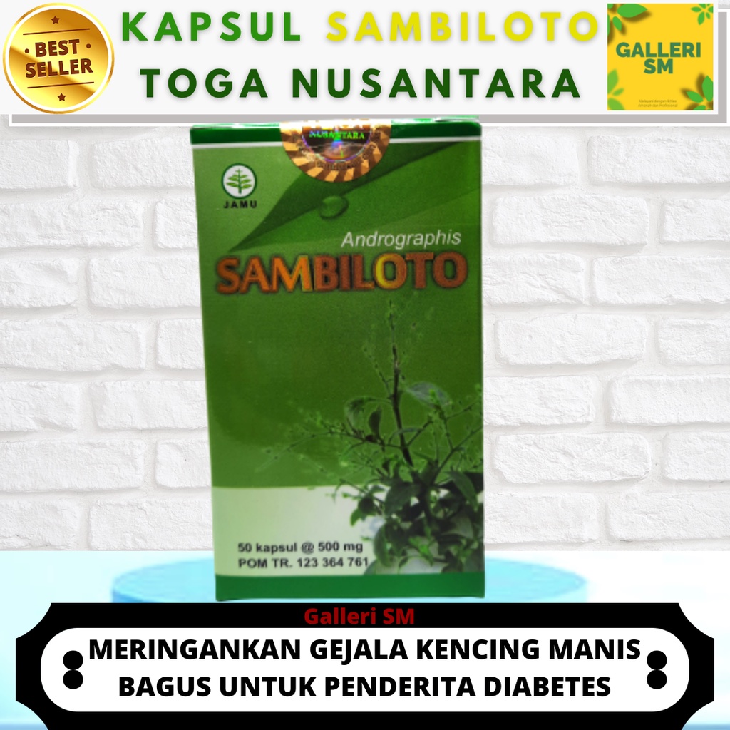 Kapsul Andrographis Sambiloto Toga Nusantara TERLARIS