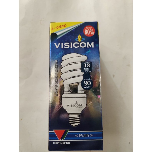 Lampu Ulir Visicom 18 Watt Terang