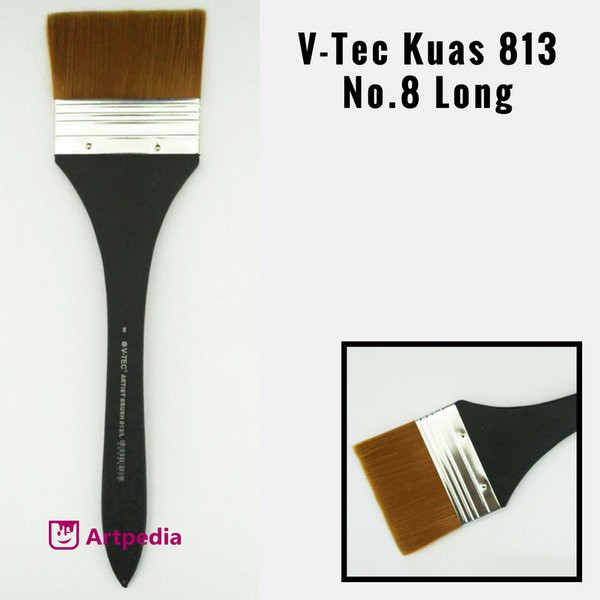 

Spesial V-Tec Kuas 813 No.8 Long - kuas lukis Diskon