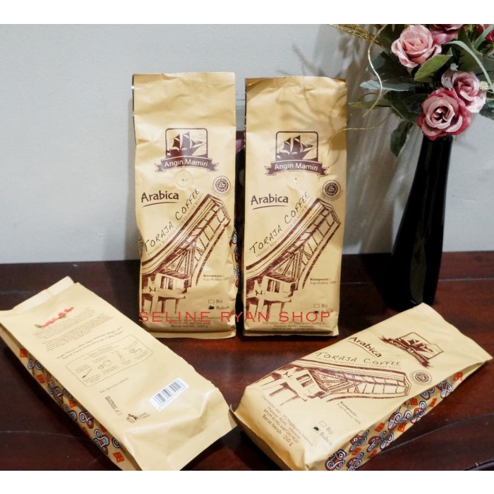

Kopi Toraja Angin Mamiri ARABICA kemasan 250gram