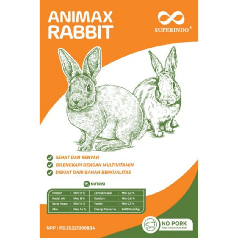 GPSS- Pelet Makanan Kelinci ANIMAX Pelet Kelinci Animax / Pakan Kelinci Animax / Pelet Kelinci Vital Rabbit / Pakan Kelinci Vital Rabbit / Makanan Kelinci / Rumput Hay Timonthy / Kelinci Hias / Kelinci Holland Lop / Kelinci Anggora Lokal / Kelinci Angora