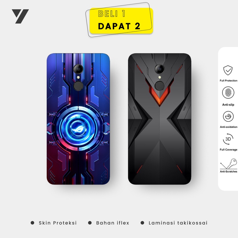 Garskin Hotwav M5 [Dapat 2 Garskin] - Motif 2