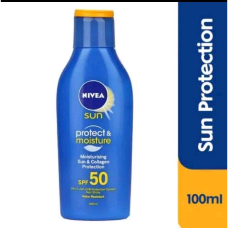 Nivea Sunblock Sun Protect&Moisture SPF50 100 ML