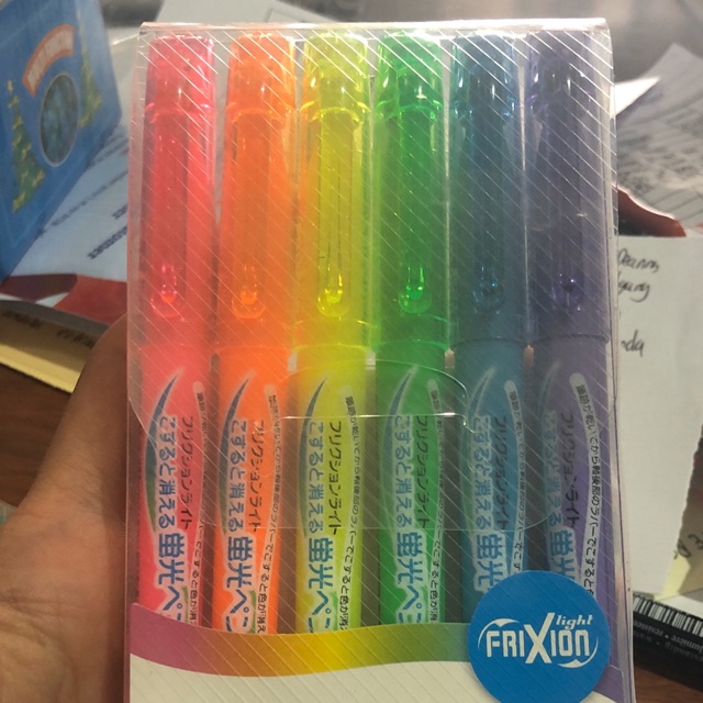 

Highlighter pilot frixtion isi 6 warna