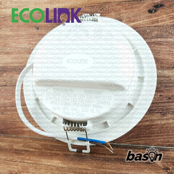 ECOLINK EDN200B 12W LED9 D125 5 inch - Lampu Downlight LED