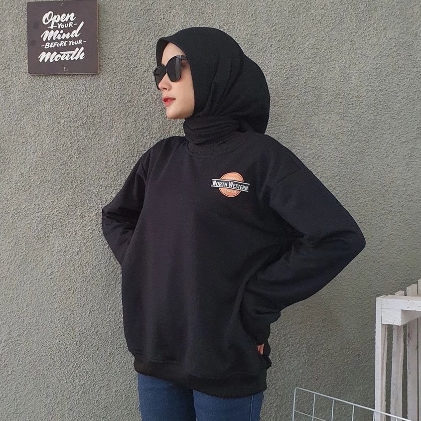 North Western Sweater - Hoodie Sweater Unisex Terbaru