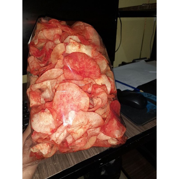 

keripik singkong kriuk kriuk Sangat pedas netto 100 Gram Harga riseller