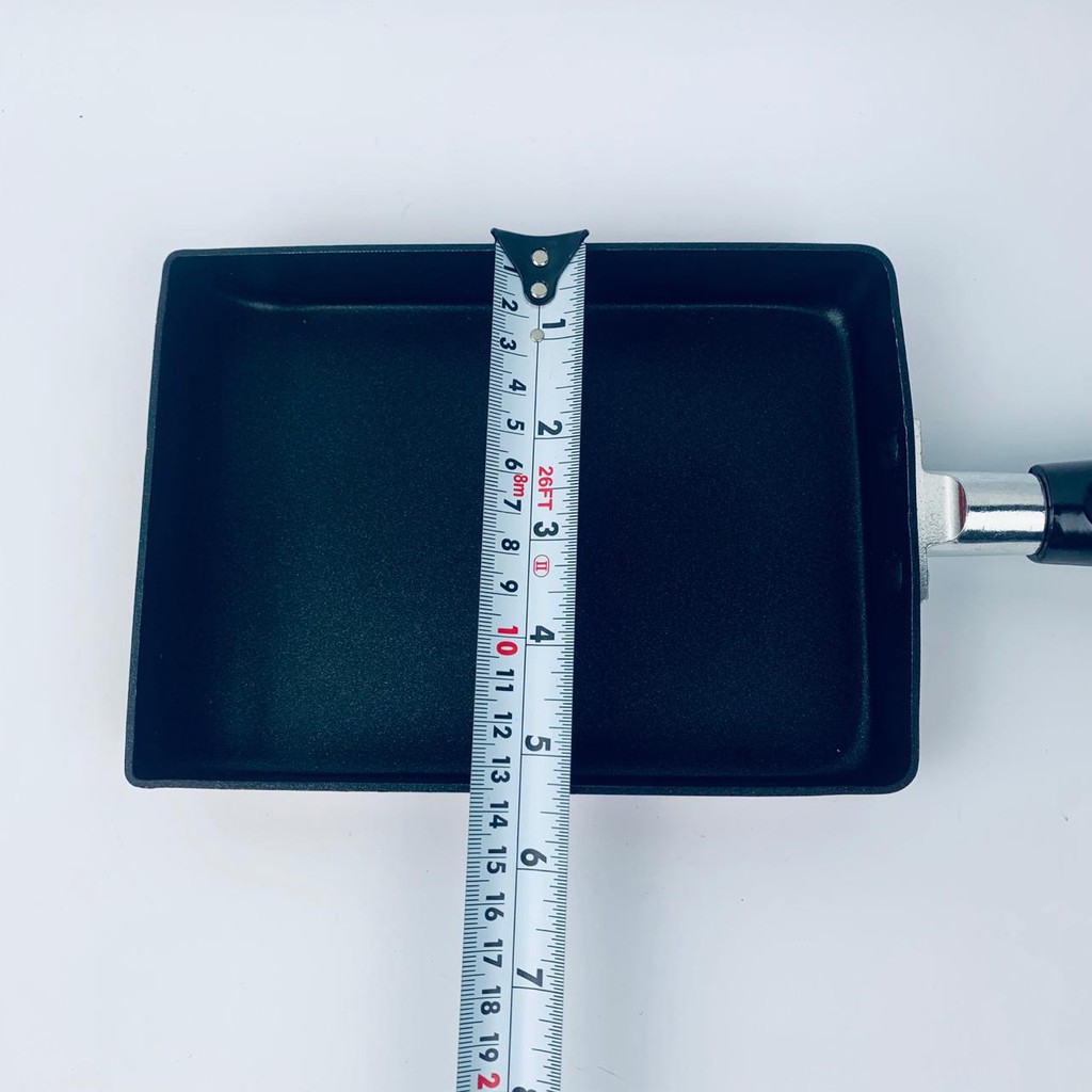 YOSHIKAWA Teflon PERSEGI Penggorengan 13 x 18 CM