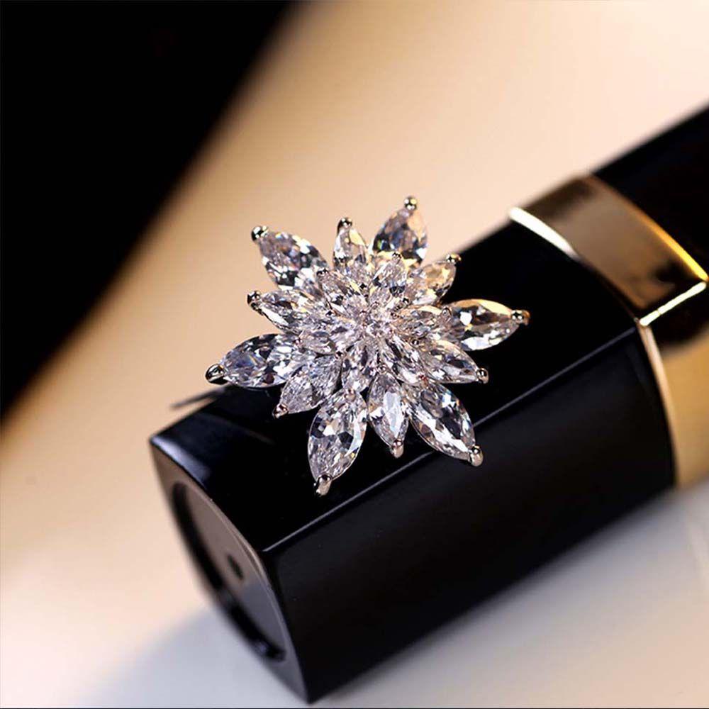 Nickolas1 Bros Pin Baru Fashion Wanita Bunga Natal Snowflake Women Jewelry