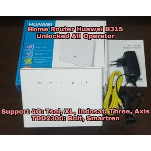 DISKON HUAWEI HOME ROUTER 4G LTE B315 FDD1800/TDD2300 SUPPORT ALL 4G