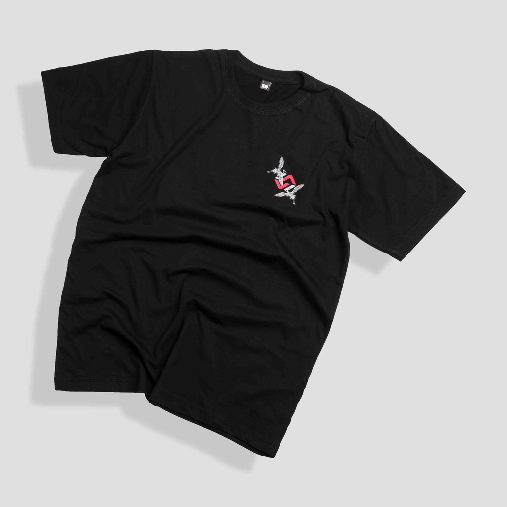 HEYLOOK Project - Red Crown Stork | T-Shirt Pria | Kaos Pria