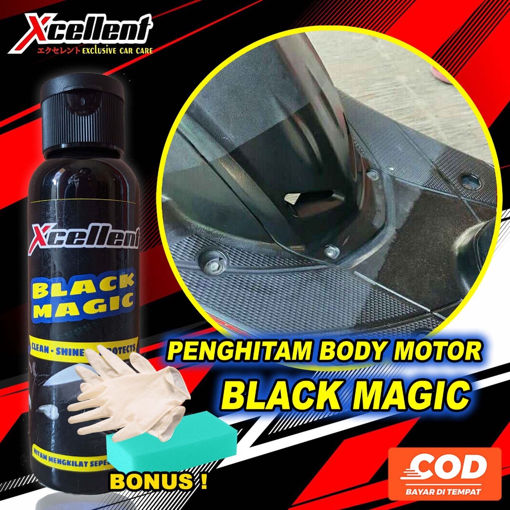 COD Penghitam Body Motor Permanen -Black Magic -Xcellent