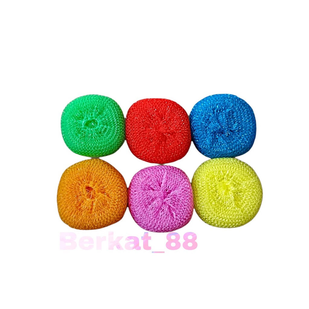 Sabut Cuci / Sabut Jaring Cuci / Sabut Cuci Piring Bulat / Jaring Nylon Ball / Sabut Jaring Cuci Pir