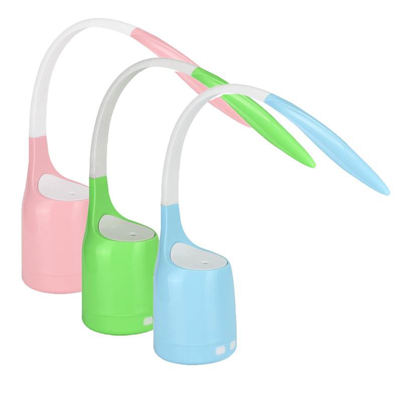 USB Portable Flexible LED Desk Lamp 3-Level Brightness with Humidifier 160ml