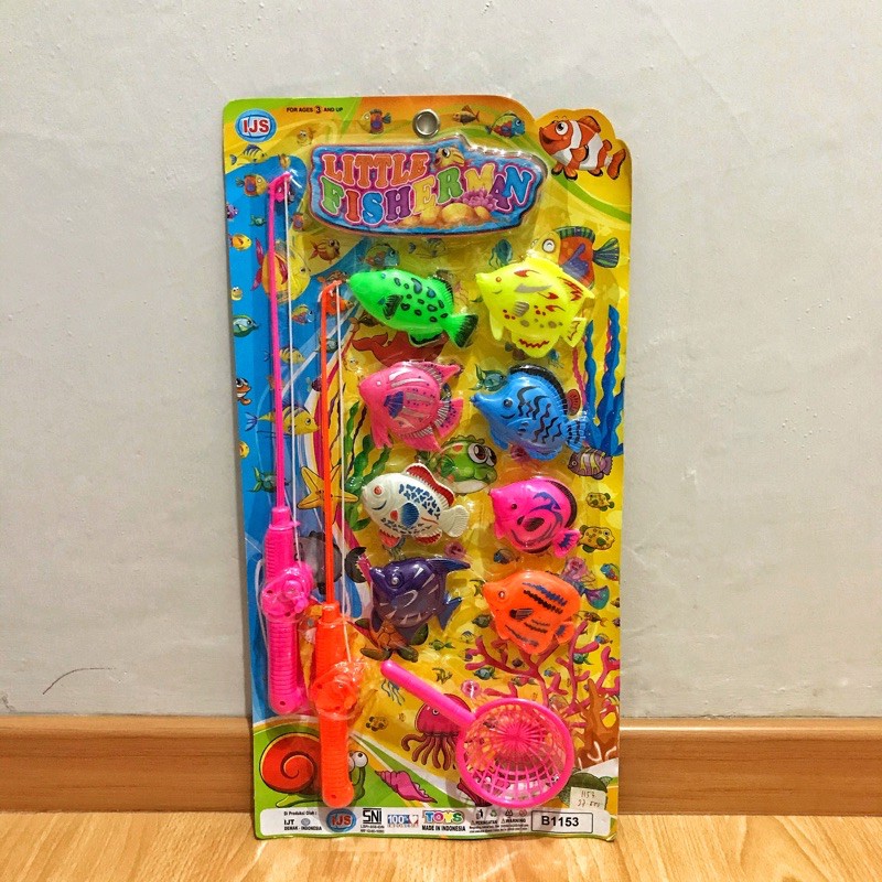 Mainan Alat Pancing Ikan Magnet - Little Fisherman