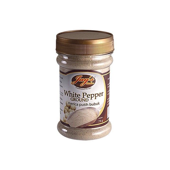 

JAY'S WHITE PEPPER GROUND 75GR lada putih