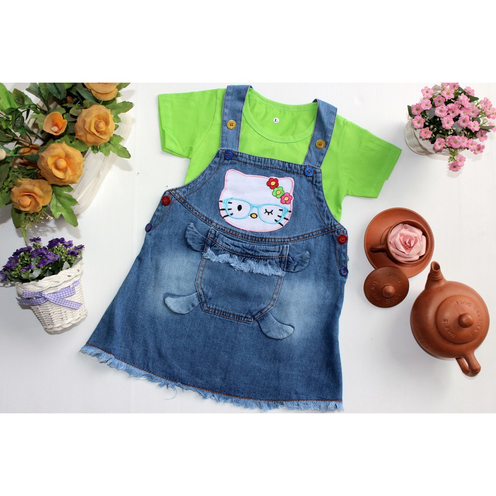 Baju Kodok Rok Anak Perempuan Hello Kitty