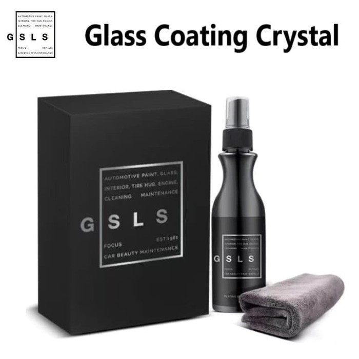 GSLS Premium Glass Nano Coating Crystal | Efek Daun Talas Kaca Mobil