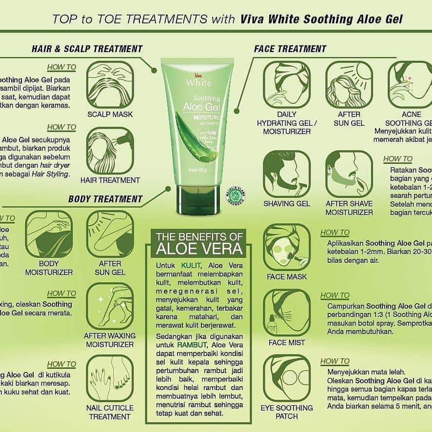 Viva White Soothing Aloevera Gel