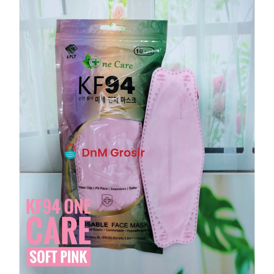 Masker KF94 Warna Warni Ready Ne Care Embos Kemenkes isi 10 pcs