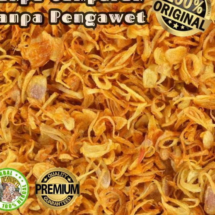 

✨Mall✨ Bawang Goreng PAHLAWAN/Bawang Merah Goreng Gurih/Renyah ORIGINAL tidak campuran-500 gram 