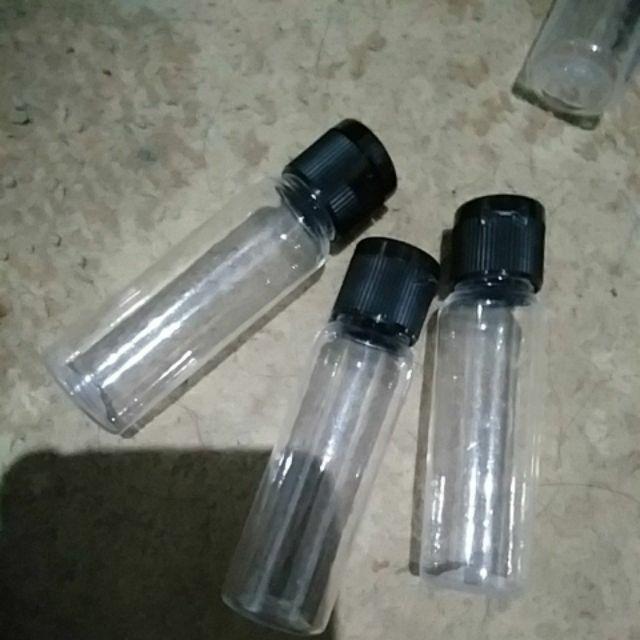(paket 50 Pcs) Botol Fliptop 30 Ml - Fliptop Hitam