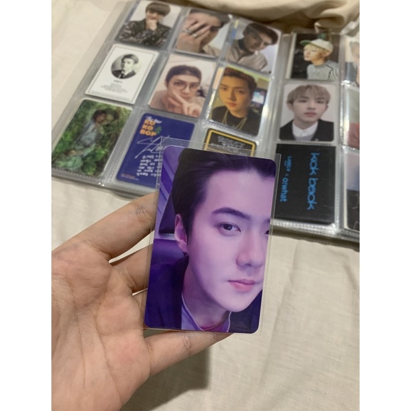 BOOKED PHOTOCARD PC OFFICIAL SEHUN EXO DON’T FIGHT THE FEELING ALBUM AR SELCA JEWEL VER