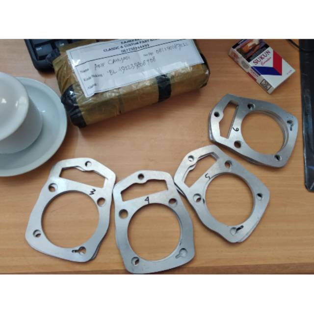 Paking Blok Tiger Aluminium Stroke Up GL Megapro