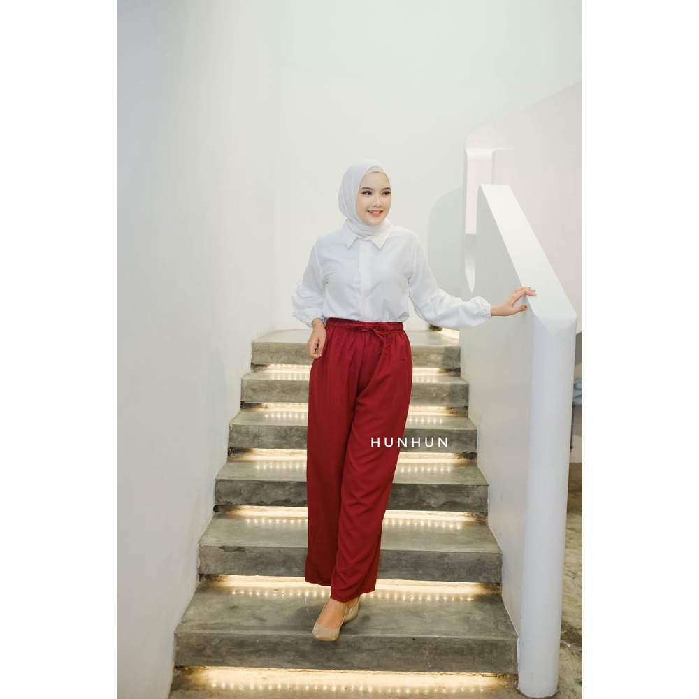 Basic Cullotes Crepe ITY Pants Bumil Friendly Celana Kulot Jumbo Umbrella Kulot Pusatgrosir_solo