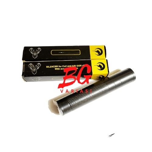 Peredam Mini OD 25 Panjang 12 cm Silencer Co2 dan Air Gun Rifle Peredam Mini Co2 dan Air Gun Rifle