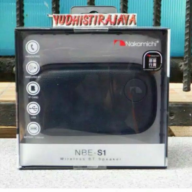 Nakamichi NBE S1 Speaker Bluetooth Portable Original