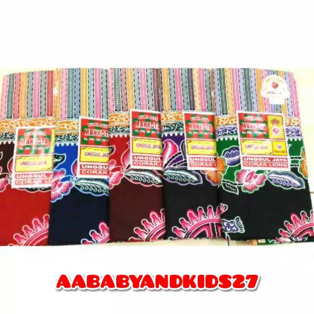 Kain Gendong Mahkota-Kain Batik Panjang Mahkota-Kain Gendongan Bayi-Cukin