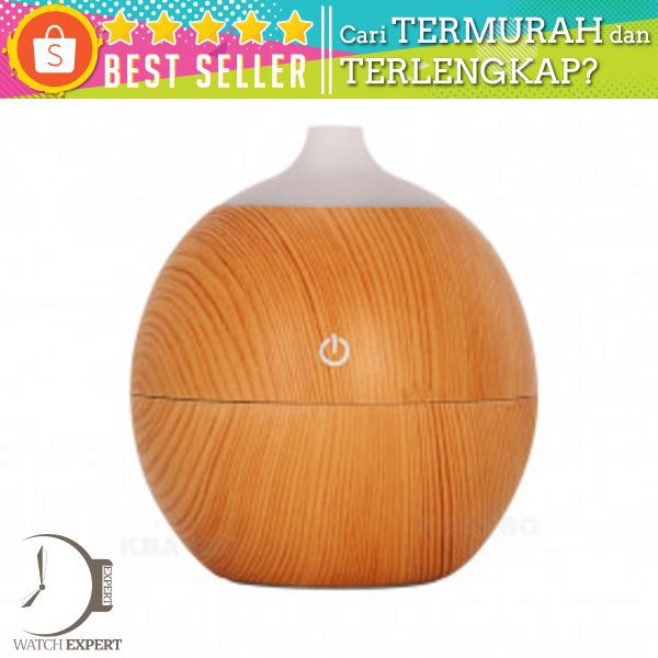 Taffware Ultrasonic Humidifier Aroma Essential Oil Diffuser 130ml - K-H120B - Wooden