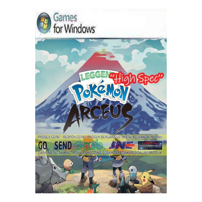 POKEMON LEGENDS ARCEUS + RYUJINX EMU + EMUSAK - DVD - PC GAME - GAME