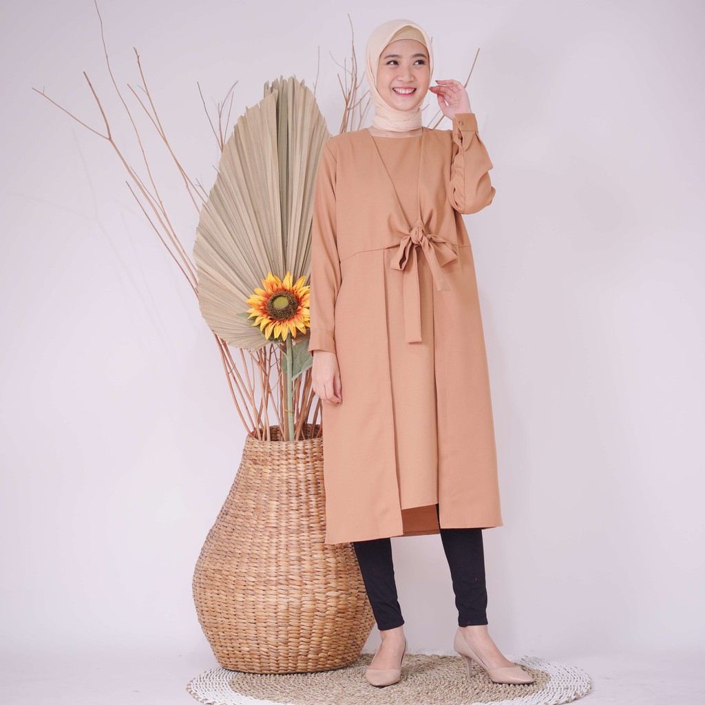 Linata Fashion | Tunik Aulia Moscrepe Import