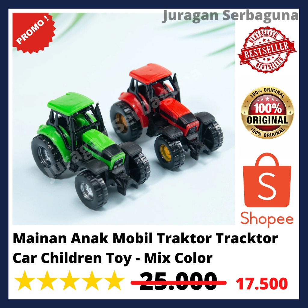 Mainan Anak Mobil Traktor Tracktor Car Children Toy - Mix Color