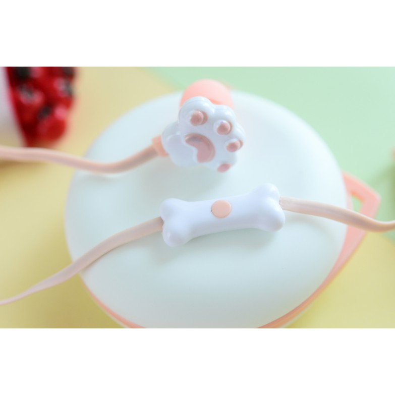 [M-133] Headset Earphone Karakter CAT PAW / KAKI KUCING / Earphone Bentuk TAPAK KAKI KUCING CAT CLAW
