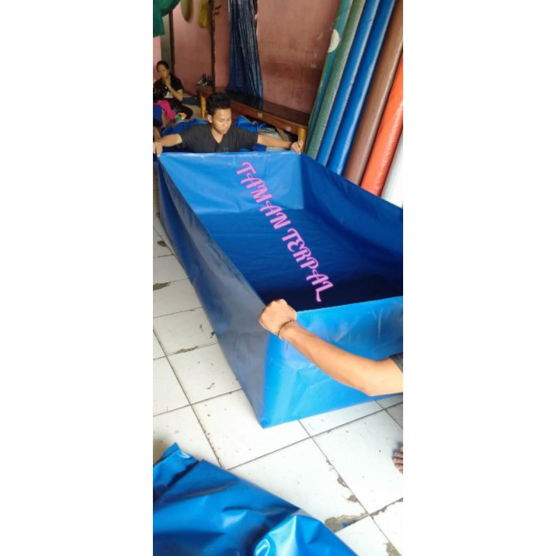 TERPAL KOLAM KOTAK 3x1x0,6 ORCHID/KOLAM IKAN/KOLAM TERPAL/KOLAM ORCHID/KOLAM KOTAK